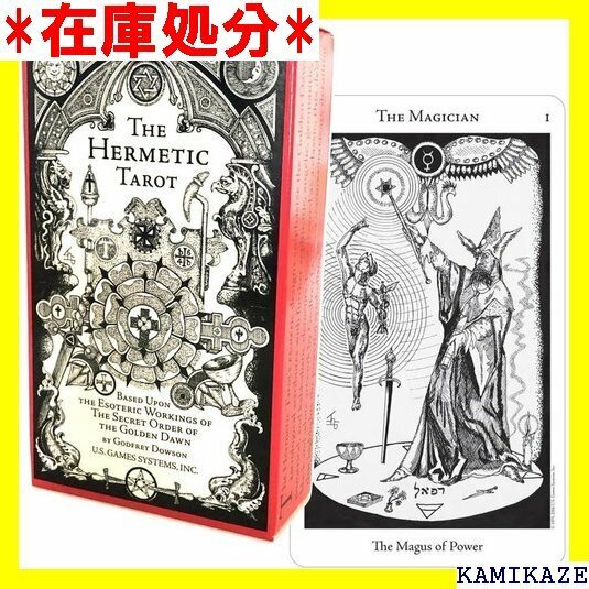 ☆送料無料 タロットカード 78枚 タロット占い ヘルメティック The rmetic Tarot 日本語解説書付き 152