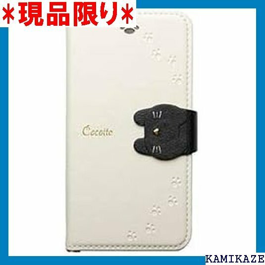 iPhone8/7/6s/6兼用手帳型ケース Cocotte White iP7-COT01 301