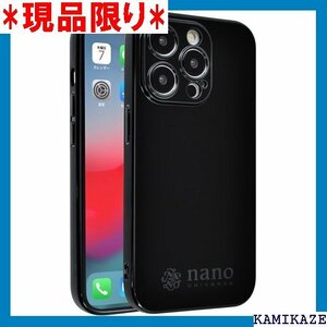 nano・universe iPhone14 Pro ス アイフォン14プロ ブランド スマホケース ブラック 3306