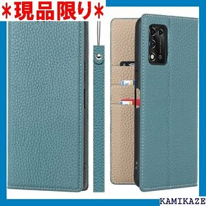 ZTE Libero 5G II ケース手帳型 ZTE 付 ヘッドフォンケーブル 耐衝撃 6色選択 スカイブルー 3404