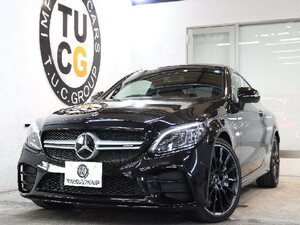 【くるま☆市場】ＡＭＧ　Ｃクラス　クーペ　Ｃ４３　４マチック１オナ　後期　ＲＳＰ　革　ＳＲ　２年保証