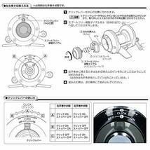 ダイワ(DAIWA) 穴釣り/ワカサギリール コロネット2 ブラック 右ハンドル(2020モデル)_画像6