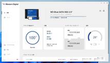 WD BLUE 3D NAND SSD 1TB SATA 2.5 インチ 動作確認済み 管理番号:m5571_画像3