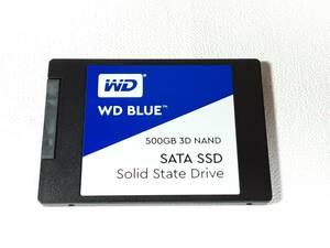 WD BLUE SSD 500GB SATA 2.5 動作確認済み 管理番号:m5584