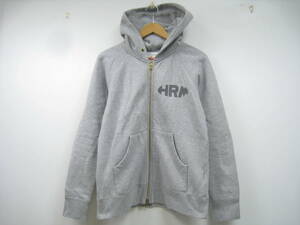 HOLLYWOOD RANCH MARKET H.R.MARKET Hollywood Ranch Market Zip up Parker print Logo gray size XS