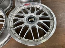 BBS RS HINODEX ヒノデ JAPAN 18インチRS756 8J RS759 9J ET+36 114.3/5H 中古4本 希少 鍛造 2ピース 前後4本_画像3