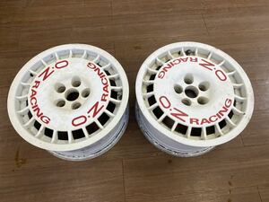 レア 当時物 ラリー RALLY OZ Racing Ruote O.Z レーシング 15インチ　15X7.0J +30 PCD100/5H 中古2本