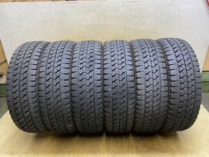 205/65R16 109/107L LT ブリヂストン BLIZZAK W979 スタッドレス　トラックタイヤ　205/65/16 中古6本　バリ山