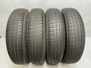 175/80R16 (91S) ブリヂストン DUELER H/T 684II 中古4本 2019年製 バリ山