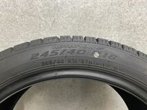 245/40R18 (97H) M+S ピレリ ICE ZERO TM R スタッドレス 中古1本 2017年製 バリ山_画像3