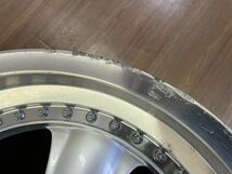 社外品 AME K-44 JAPAN 17インチ 17x10JJ +45 114.3/5H 中古1本 当時物 2ピース_画像4