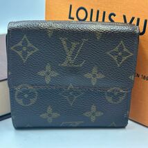 超美品★ルイヴィトン LV LOUISVUITTON モノグラム 【ポルトフォイユ・エリーズ】 ★3つ折り財布★Wホック★人気_画像2