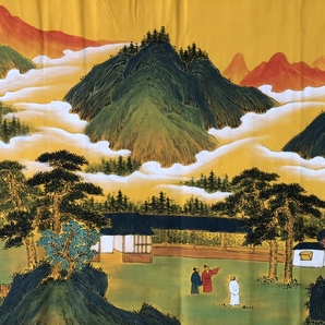 秘藏 近現代 張大千 中國國畫家 山水畫 手描き 古美術 古美味 GP0325の画像7