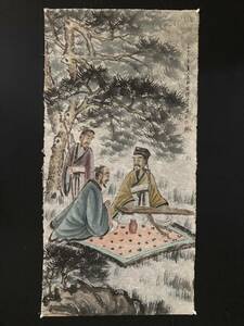 秘藏 清代 傅抱石 中國畫家 手描き 人物畫 古美術 古美味 GP0326