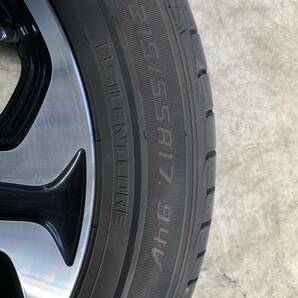 HONDA純正ホイール 17×7J 114.3-5H DUNLOP LEMANS V+ 23年製 5~6mm 中古タイヤホイールセットの画像4