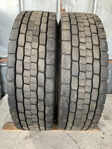 引渡可能 11R22.5 14PR DUNLOP SP680 15mm 22年製 中古 大型 トラックタイヤ 2本