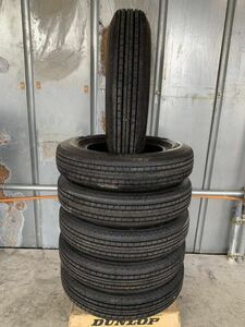 引取り可能！225/80R17.5 DUNLOP SP110 23年製 新車外し ６本セット