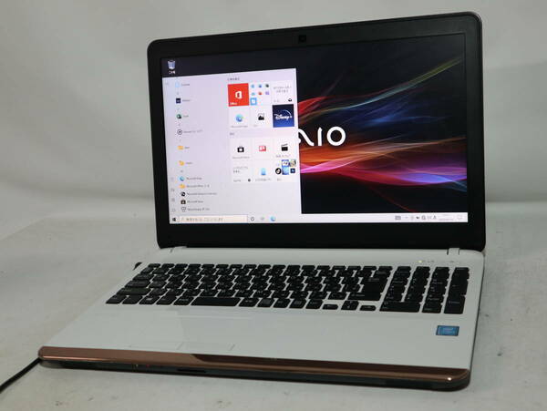  VAIO Fit ★ホワイト ★ 最新 windows 10 ≪ 大容量仕様 ≫ 1TB/ メモリ8G/Bluetooth/WebCam/WiFi/ DVD/ office2019