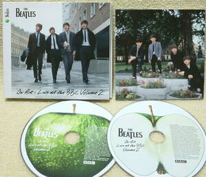 即決！【2点で送料無料】CD2枚組 ビートルズ Beatles On Air Live at BBC Vol.2 EU盤 2013年 3面見開き紙パッケージ仕様 ブックレット付き