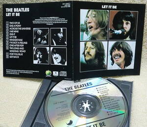 即決！【2点で送料無料】CD ビートルズ Beatles Let It Be 初期US盤 リマスター前音源 特にGet Backにご注目 パッケージ類にリンゴマーク有