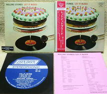 【2点で送料無料】SHM-CD＋特典ジャケも ローリング・ストーンズ Rolling Stones Let It Bleed 紙ジャケ 日本盤ボックスのバラ プロモ_画像1