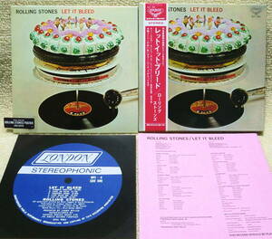 【2点で送料無料】SHM-CD＋特典ジャケも ローリング・ストーンズ Rolling Stones Let It Bleed 紙ジャケ 日本盤ボックスのバラ プロモ