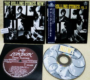 即決！【2点で送料無料】CD＋特典ジャケも ローリング・ストーンズ Rolling Stones Now! 3rd US仕様 紙ジャケ復刻 ボックスのバラ プロモ