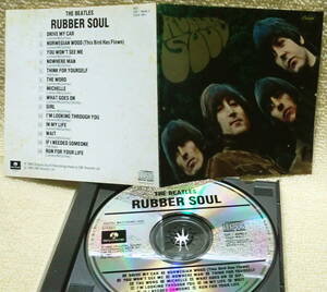 即決！【2点で送料無料】CD ビートルズ Beatles Rubber Soul 初期US盤 Capitolロゴあり CD化の際にリミックスされたステレオ音源