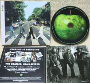 即決！【2点で送料無料】CD ビートルズ Beatles Abbey Road 2009年リマスター音源 EU盤 カラーブックレット 3面見開き紙ジャケ PC映像も