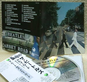 即決！【2点で送料無料】CD ビートルズ Beatles アビイ・ロード Abbey Road 初期日本盤 帯 リマスター前の音源 対訳 後半はメドレー構成