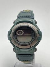 超美品　G-COOL CASIO ブランド　グリーン　腕時計　小物　20BAR SHOCK RESIST レザー　ステンレス　GT-003M メンズ　ジャンク　GD05_画像2