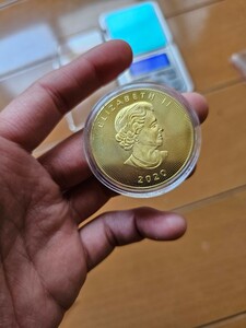 海外丸形記念金貨、コイン、メダル*2020年カナダ紅葉　モミジ*参考品1枚　ゴールド