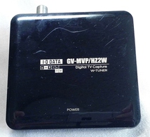 USB地上デジタル対応TVキャプチャBOX I-O DATA GV-MVP/HZ2W 中古動作未確認 送料180円 ジャンク 本体のみ アイオーデータ_画像1