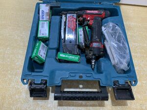 ● makita マキタ 50mm 高圧ピンタッカー AF502HP ケース ピンネイル セット 動作確認済み