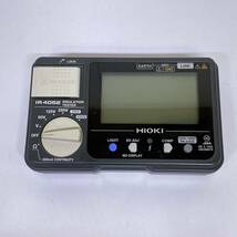 ♪ HIOKI 日置 INSULATION TESTER 絶縁抵抗計 IR 4052 ケース・取説付き 通電確認済み_画像2