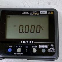 ♪ HIOKI 日置 INSULATION TESTER 絶縁抵抗計 IR 4052 ケース・取説付き 通電確認済み_画像3