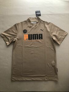 送料無料◆新品◆PUMA GOLF 半袖モックネックシャツ◆(L)◆539845-02◆プーマ ゴルフ