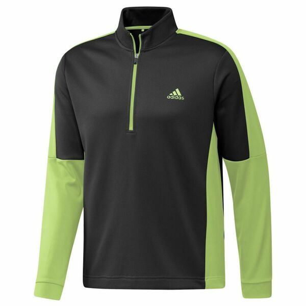 送料無料◆新品◆adidas GOLF カラーブロック クォータージップ 長袖シャツ◆(L)◆KO559 (HC5572)◆アディダス ゴルフ