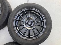 SA-72R weds sports 中古　6j インセット+48 15インチ　PCD100 4穴　4本セット　185/60R15 フィット_画像4