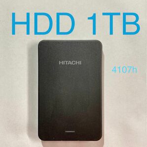 ★ 1TB HITACHI ポータブルHDD USB3.0 中古 ★ ポータブルハードディスク