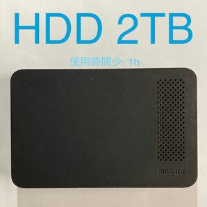 ★ 2TB BUFFALO DriveStation HD-LC2.0U3-BKD 外付けハードディスク 外付けHDD 中古 ★