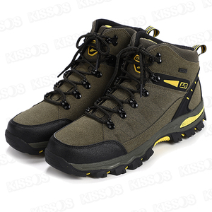  trekking shoes men's high n King mountain climbing camp walking . slide waterproof waterproof stylish (27.5cm(45), green )