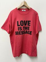 送料¥185 90'sビンテージスーパーラバーズ赤Tシャツ_画像1