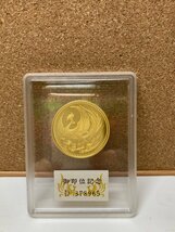 ★平成2年 天皇陛下御即位記念 10万円金貨 プルーフ貨幣 １枚 ※箱なし★_画像1