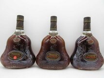 未開栓 洋酒 ヘネシー XO グランドシャンパーニュ Hennessy 700ml 40% 3本セット 送料無料_画像1