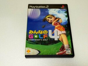 [ free shipping * used ] PlayStation 2 soft all. GOLF4