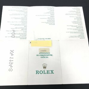 1円～ ROLEX ロレックス 保証書 16234 デイトジャスト X番 付属品 S03-31の画像3