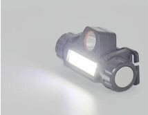 LED ヘッドライト 2個 ヘッドランプ 高輝度 ヘルメット 懐中電灯 作業灯USB アウトドア 防災 軽量 レジャー_画像7