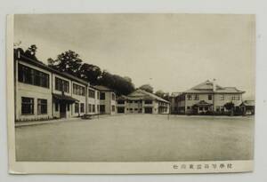 ☆昭和30年代絵葉書★愛媛県松山市・松山東雲高等学校★オクダ藝術写真館★