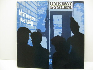 ONEWAY SYSTEM-Writing On The Wall (UK オリジナル LP+インナー)